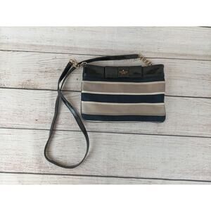 KATE SPADE Primrose Hill Stripe ARICA Bow PURSE Crossbody